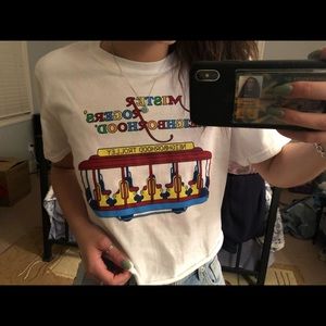 Urban outfitters white graphic tee